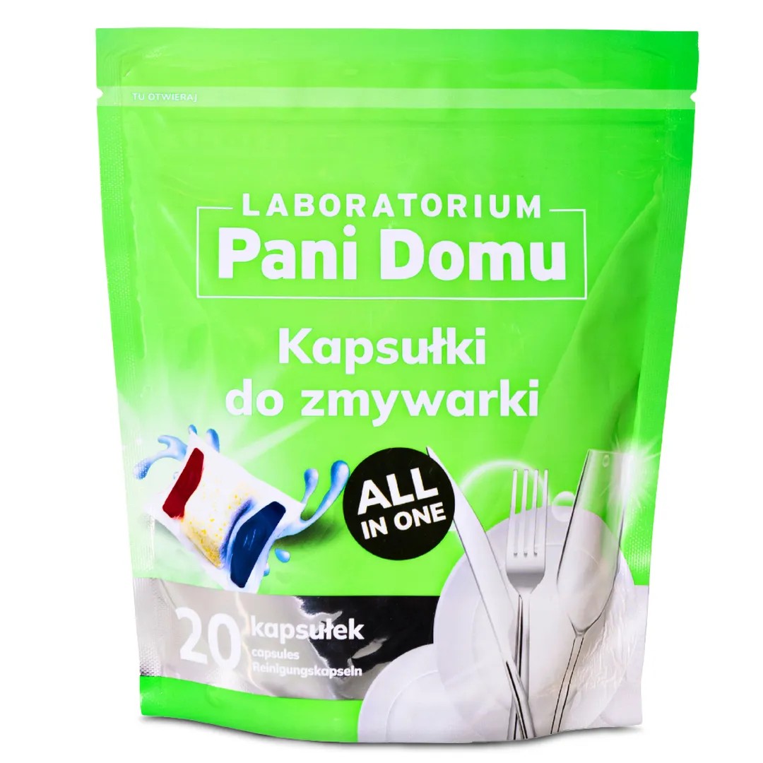 Laboratorium Pani Domu Kapsułki 3 komorowe do zmywarki 20 szt